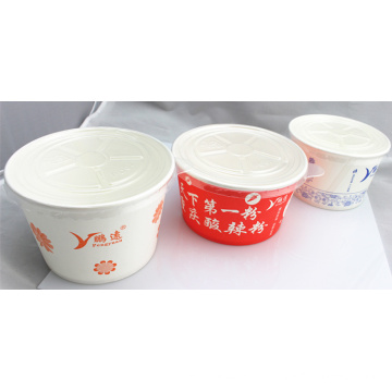 Großhandelswegwerfpappsuppen-Schüssel und Papiersuppen-Cup hergestellt in China